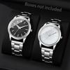 2 шт. Модный мужской деловой набор часов Роскошные аналоговые кварцевые наручные часы Reloj Hombre