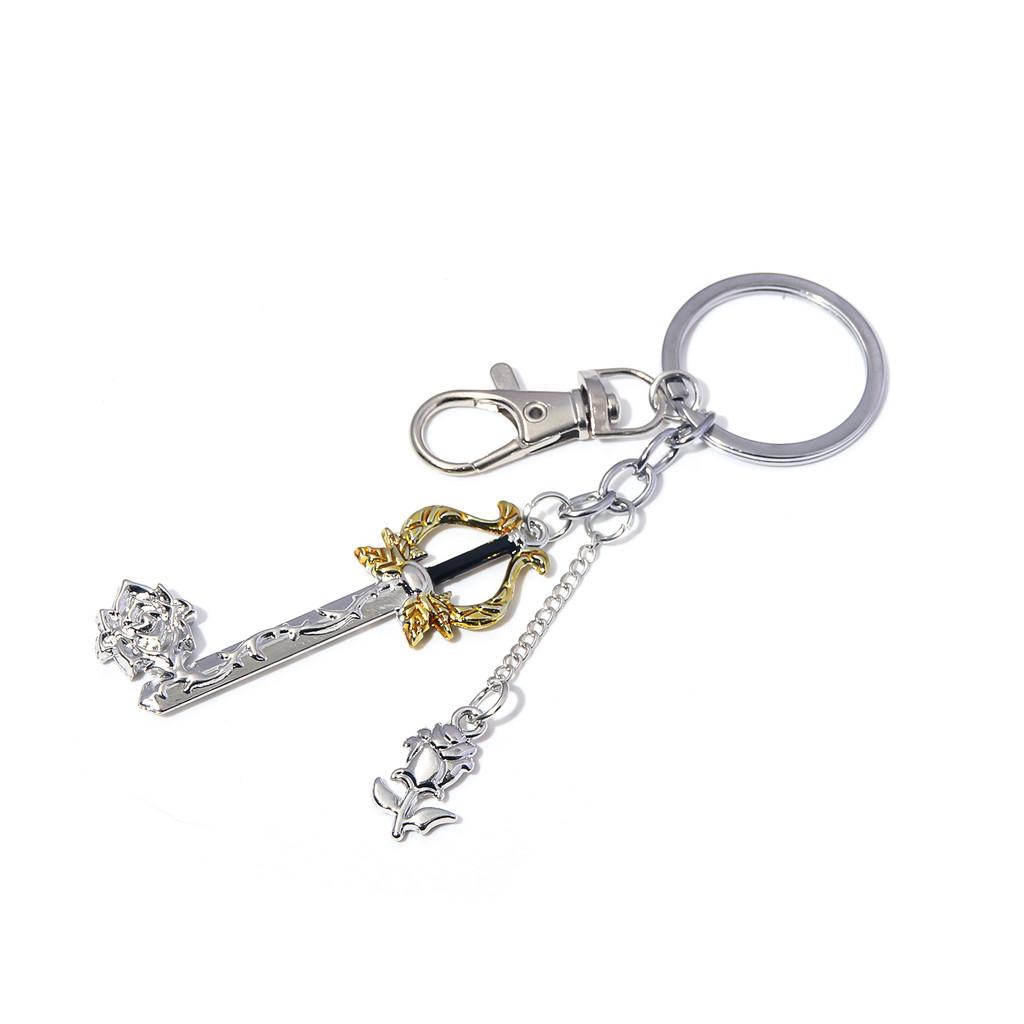 Брелок Kingdom Hearts Микки с подвеской из цинкового сплава для подарка и украшения вечеринки
