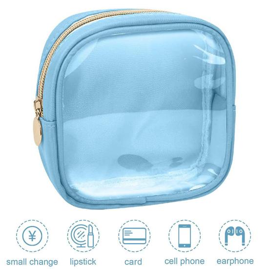 Маленькая косметичка большой емкости на молнии, легкая водонепроницаемая дорожная косметичка, косметический органайзер
