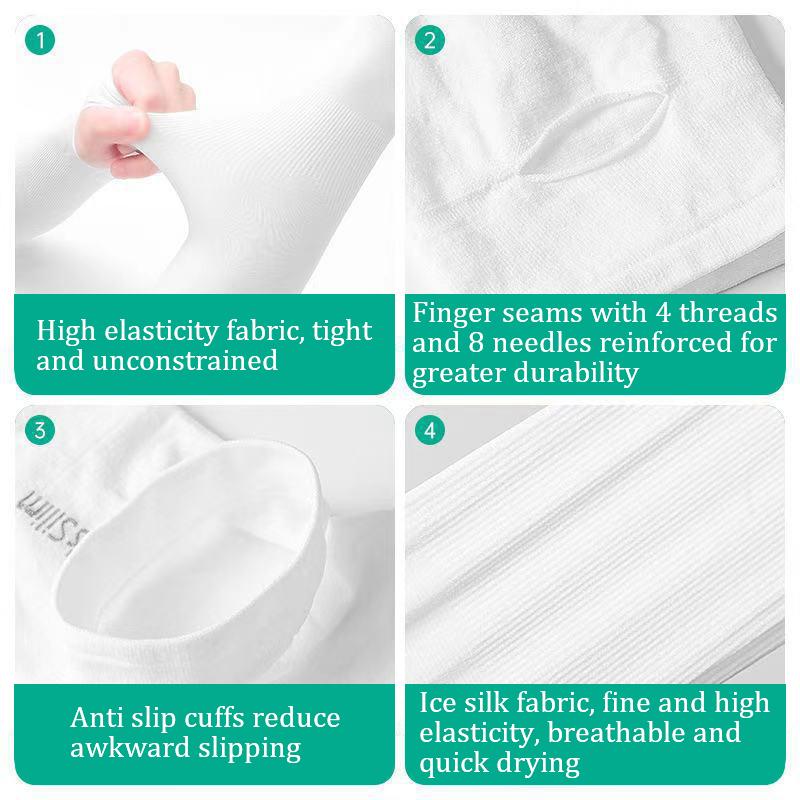 Outdoor Sports Ice Cream Sunscreen Sleeve Hand Male Bicycle Cycling Arm Sleeves Uv Protection For Men And Women