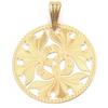 [L4358] - Gold Plated 'Carmen' Pendant - 25 Mm