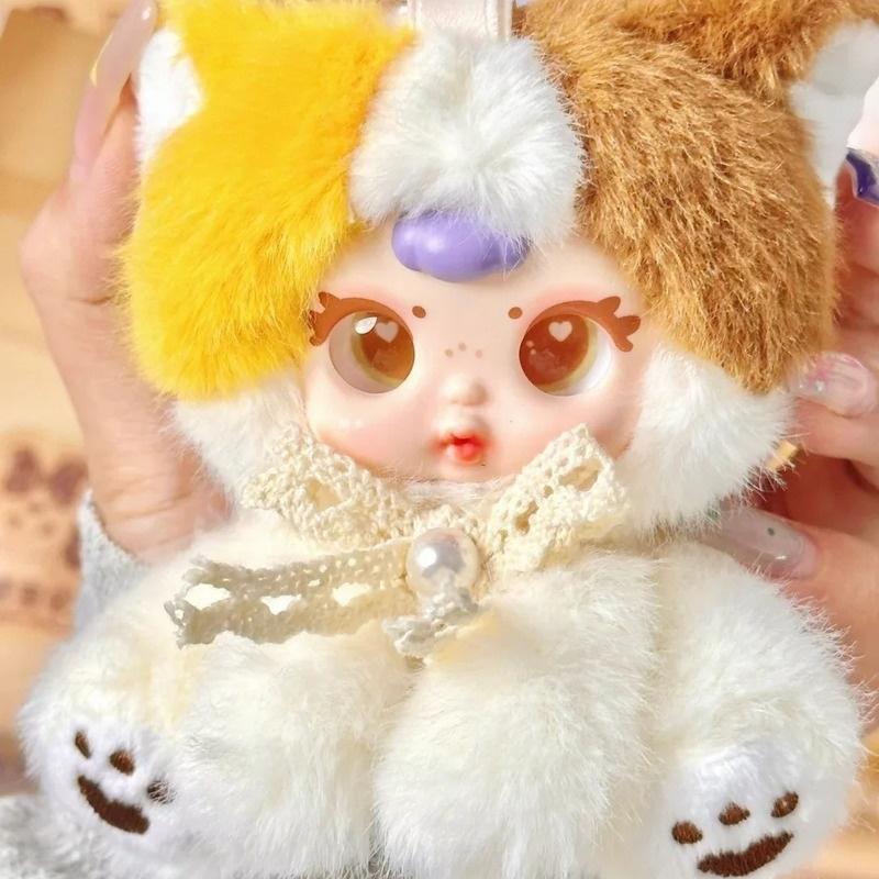 Оригинальная конфета Mm Milk Кот-проказник Милая кукла Виниловая Плюшевая Подвеска на рюкзак Украшение Девочка Веселые Игрушки Подарки