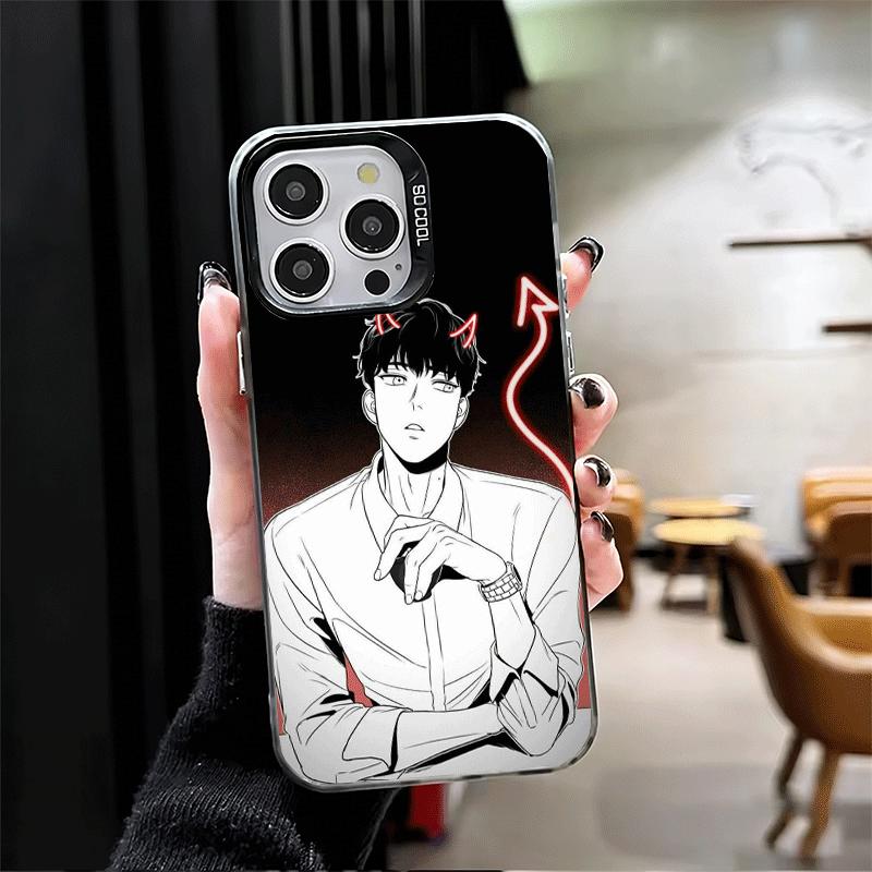 B-J A-Alex Аниме Мягкий Чехол для Телефона для iPhone 15 16 17 Pro Max 17Air 16E 14 Plus 13 12 Mini Ударопрочный Задний Корпус