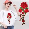Exquisite Elegant Rose Flower Floral Sewing Trimmings Patch Applique Clothes Accessories Embroidery