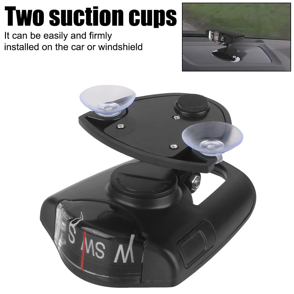 Автомобильный шарик-направляющий для автомобиля, лодки, езды на велосипеде, пешего туризма, автомобильный компас, аксессуары, устанавливаемые на транспортном средстве, точные показания, регулируемые присоски, орнамент