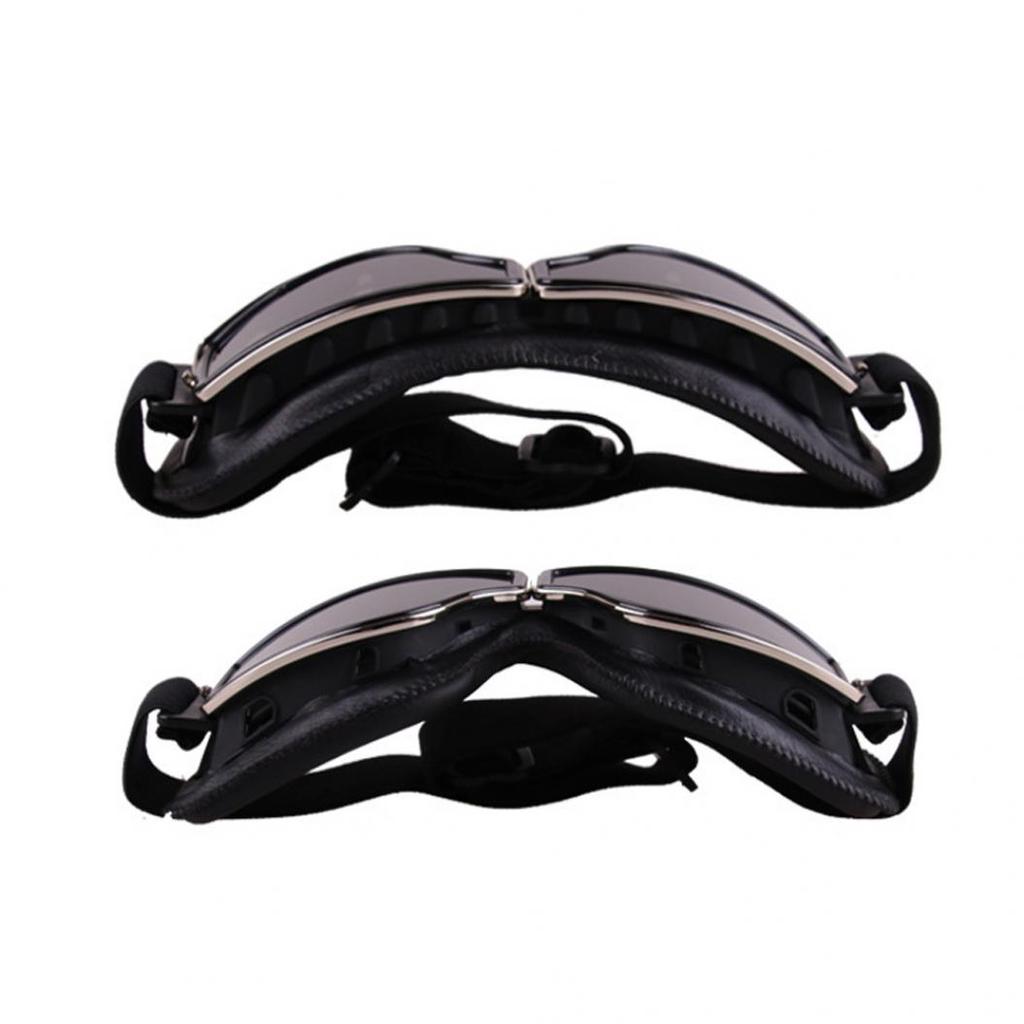 Unisex Vintage Motorcycle Motorbike Windproof Dustproof Pilot Goggles for Harley