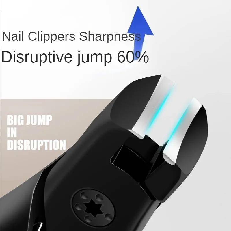 10 шт. Брызгозащитные кусачки для ногтей с большим отверстием, специальные кусачки для толстых и твердых ногтей, набор кусачек для ногтей для домашнего использования