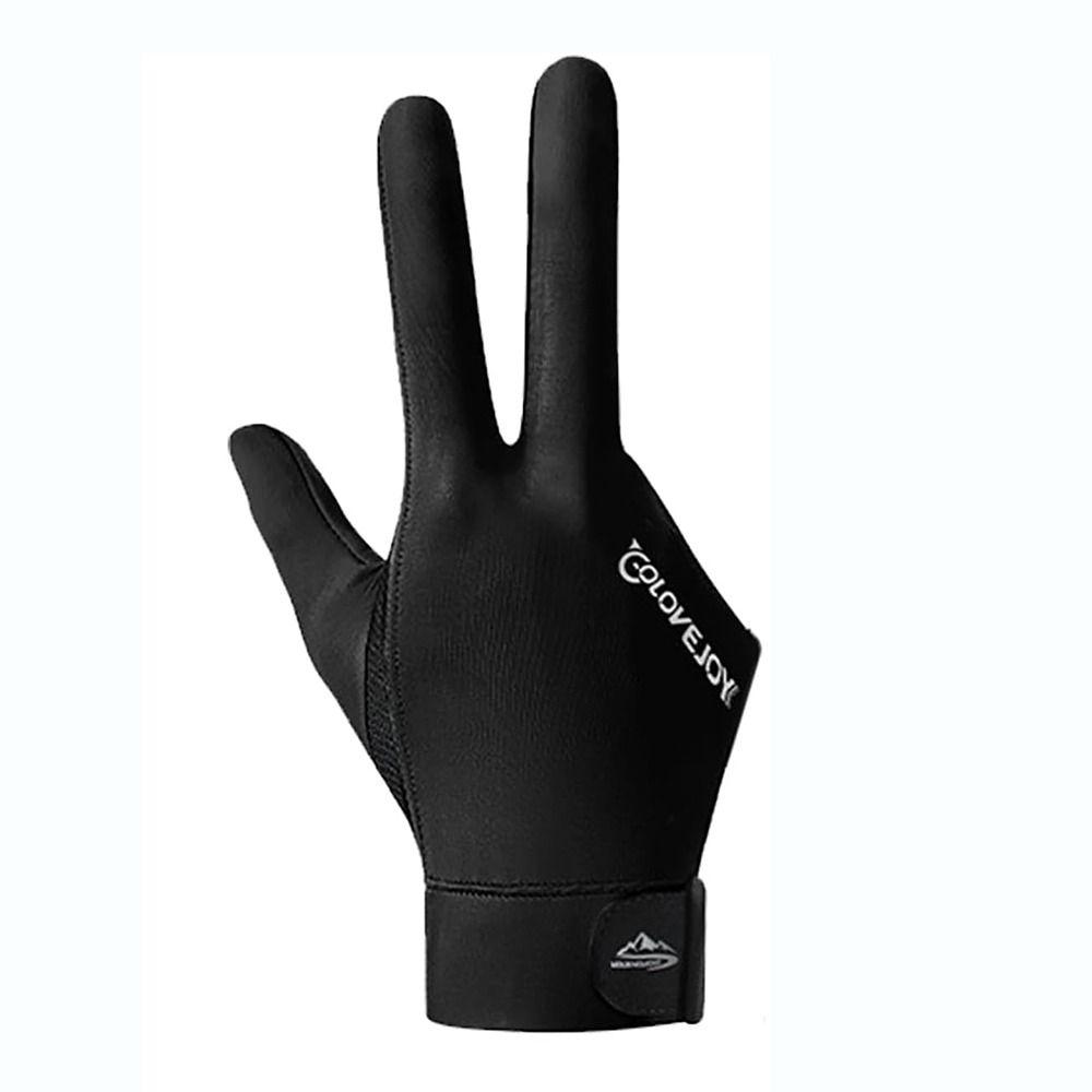 Эластичная перчатка для снукера, левая и правая перчатка с тремя пальцами, высококачественная перчатка для бильярда