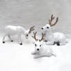 1pc Creative Christmas Sika Deer Christmas Reindeer Simulation Deer Elk Christmas Deer Decorations