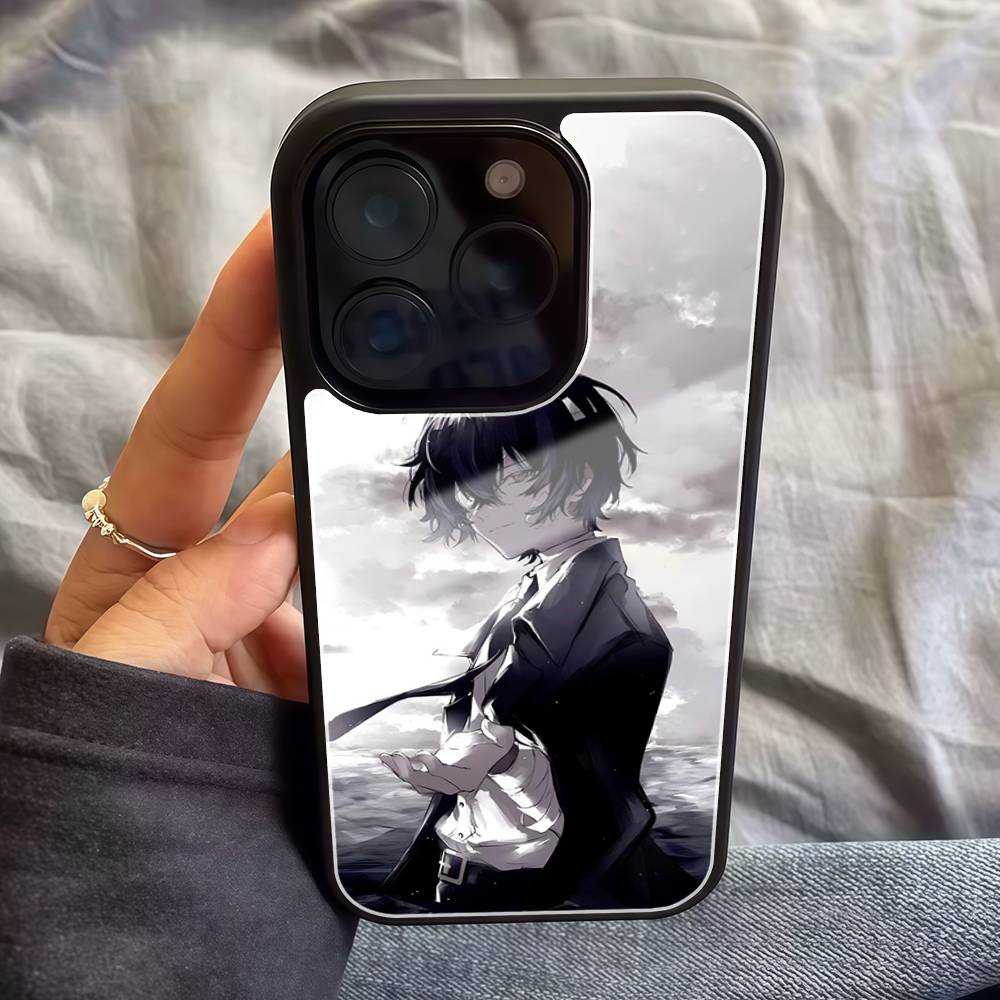 Аниме O-Oshi No K-Ko Чехол для телефона Для iPhone 17 Air 16 15 14 13 12 11 Pro Max PC TPU Черный Жесткий
