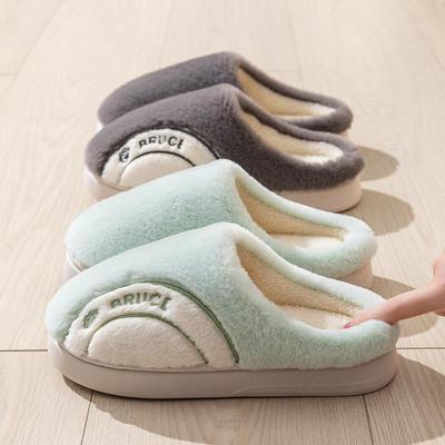 Домашние тапочки из хлопкового плюша: Нескользящая, теплая, универсальная модель для весны, осени и зимы