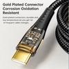 Toocki 6A 66W USB Type C Cable Wire for Samsung Huawei Xiaomi Poco F3 Mobile Phone Fast Charging Cable Type C Cord Data USB C