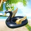 Inflatable Float Baby Swimming Circle White/Black Swan Swim Circle Water Fun Toys Children Holiday Water Sport Beach Party Toys