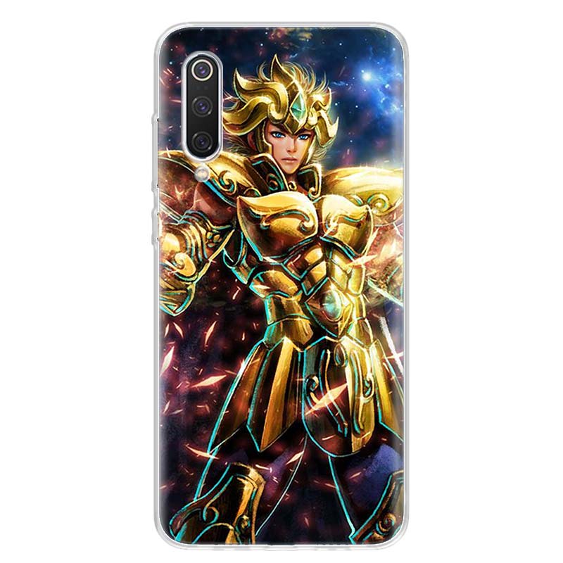 Чехол с изображением аниме Saint Seiya для Xiaomi Redmi Note 10 Pro Max 10S 9 9S 9T 8 8T 11T 11S 11 5G 11E 7 6 5 4X Coque