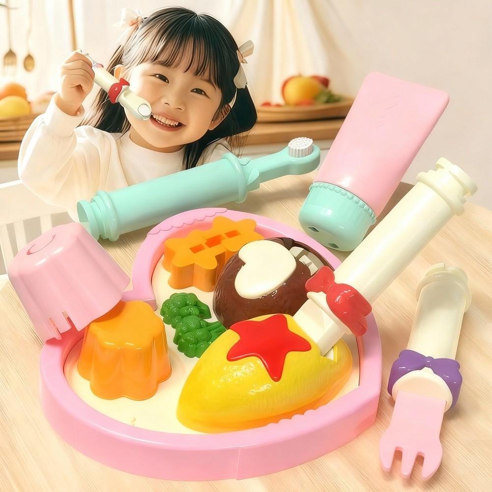 Simulation Food Japanese Early Education Toy Play House Style Pudding Feeding Toy  Early Education
