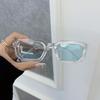 Крутые прямоугольные солнцезащитные очки женские мужские модные брендовые дизайнерские цветные солнцезащитные очки женские мужские пластиковые для улицы