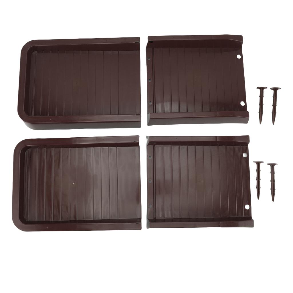 Rain Gutter Downspout Extension Weather Proof PP Rain Gutter Downspout Splash Block for Outdoor