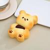 Slow Rising Bear Bread Squeeze Toy Hand Relax Slow Rebound Toy Bear Baked Bread Toy  Birthday Gift