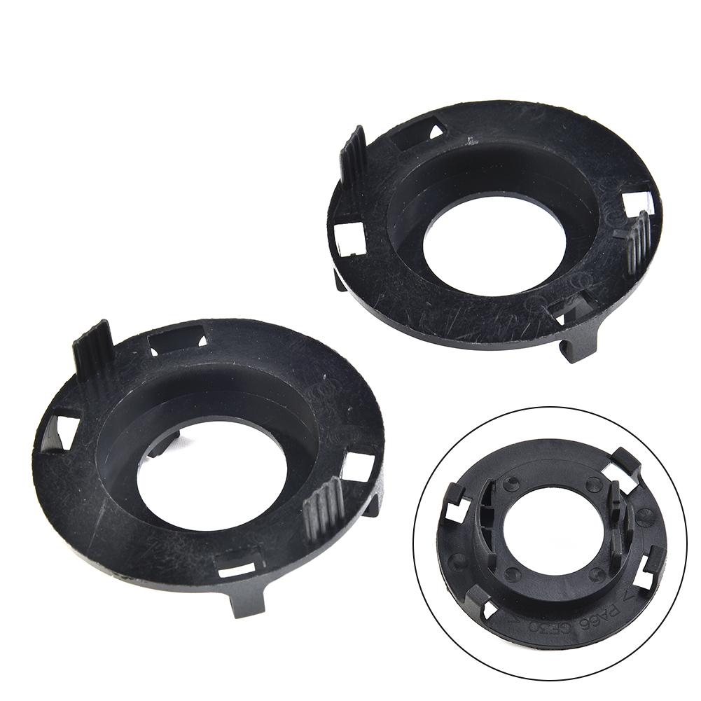 H7 LED Headlight Bulb Adapter Bases Auto H7 Adapter Lamp Holder Socket Base Black Car Accessories For Hyundai Kia