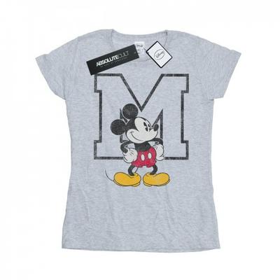 Женская/дамская футболка с Микки Маусом, классическая, размер M, хлопковая