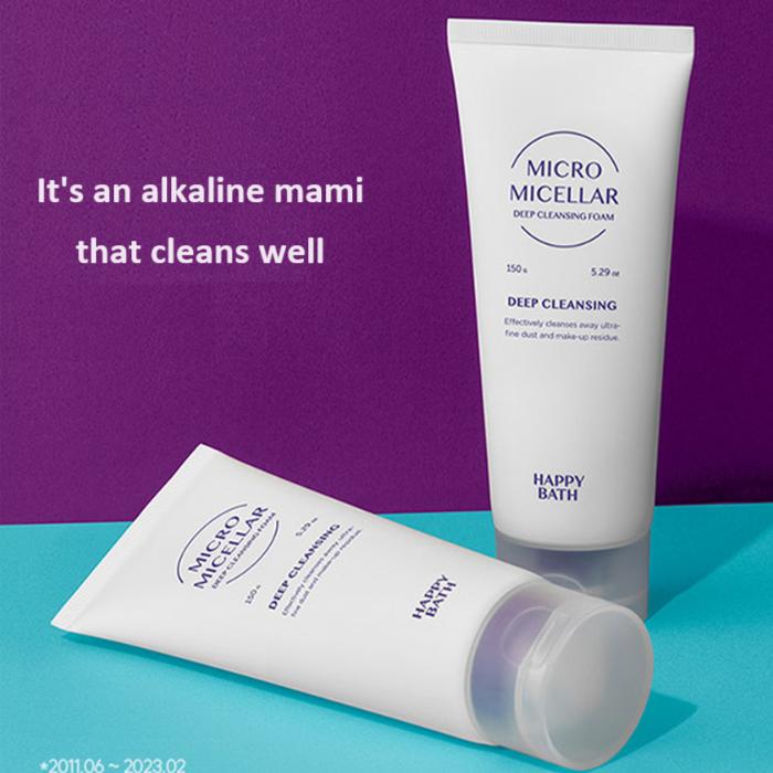 Happy Bath Micro Micellar Deep Cleansing Foam 150 G 1 / 2 / 3 / 4