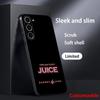 Чехол для телефона MonsterS Juice Drink Flavor E-energyS для Samsung Galaxy S25 S24 S23 S22 S21 S20 Plus Ultra Note20 Мягкий Черный