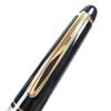 Excellent MONTBLANC fountain pen Meisterstck pix 145 classic Black gold 14K mens Used