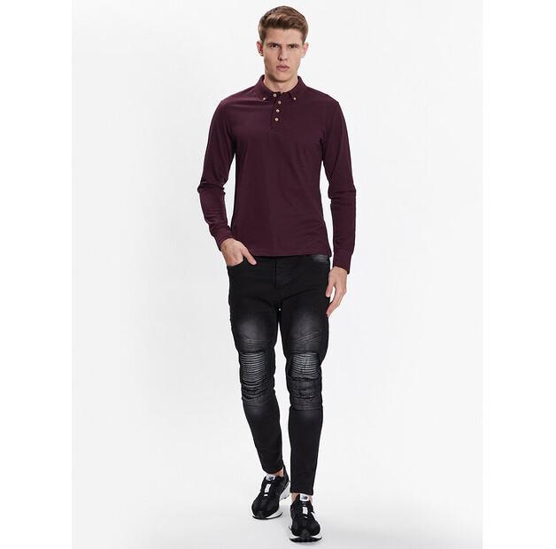 Джинсы Brave Soul MJN-BIKERCHARC черный Skinny Fit