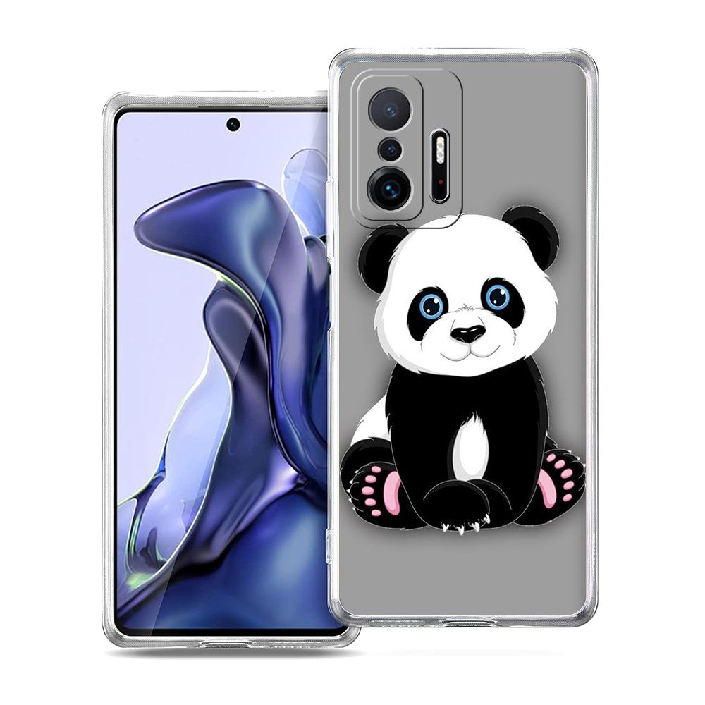 Cute Animal Panda Phone Case for Xiaomi Mi Poco F3 X3 X4 GT NFC M3 M4 11 Ultra 12 11X 11i Pro Lite 5G Soft Transparent Cover Bag