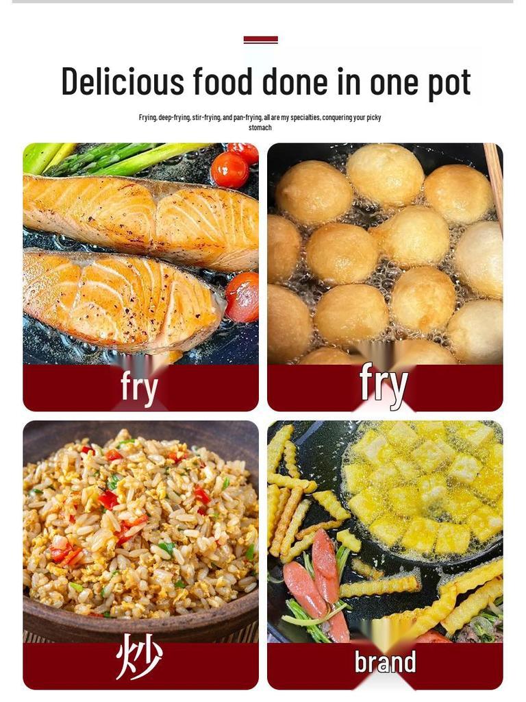 Guizhou Shabu-Grill Non-Stick Hot Pot with Flat Bottom and Concave-Convex Design for Tofu and Fried Potatoes.