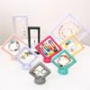 PE Film Colorful Jewelry Storage Box 3D Packaging Case Gemstone Free Stand Floating Frame Membrane