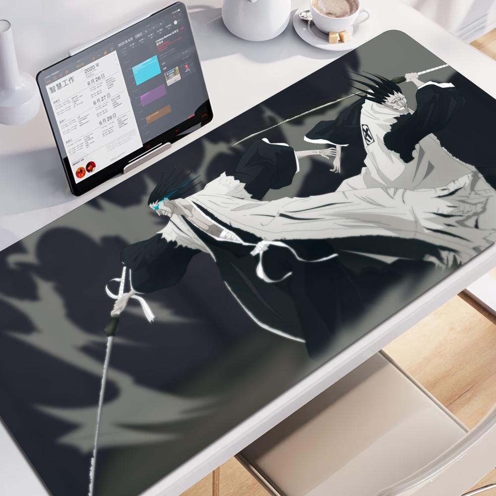Bbleach Kenpachi Zaraki Large Anime Desk Mat Big Mouse Pad Luxury Desktop Cartoon Gaming Gamer Keyboard Office Computer Cushion