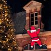 Climbing Design Santa Hanging Ornaments Hanging Style Santa Figure Christmas Ornaments Flannel Clothes Outdoor Climbing Santa