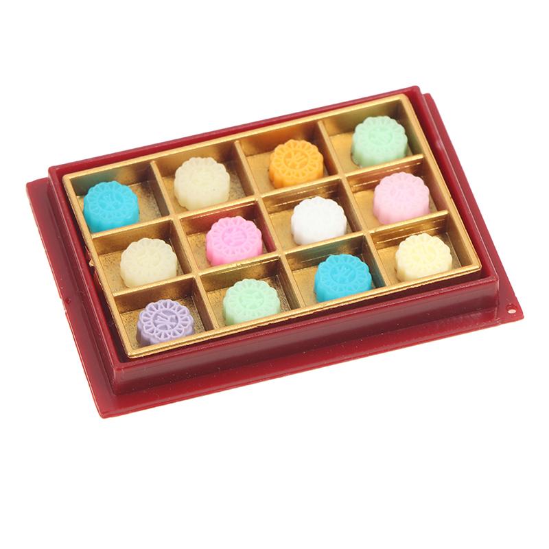 1:12 кукольных миниатюрных моделей Mooncake Model Food Decoration Accessories