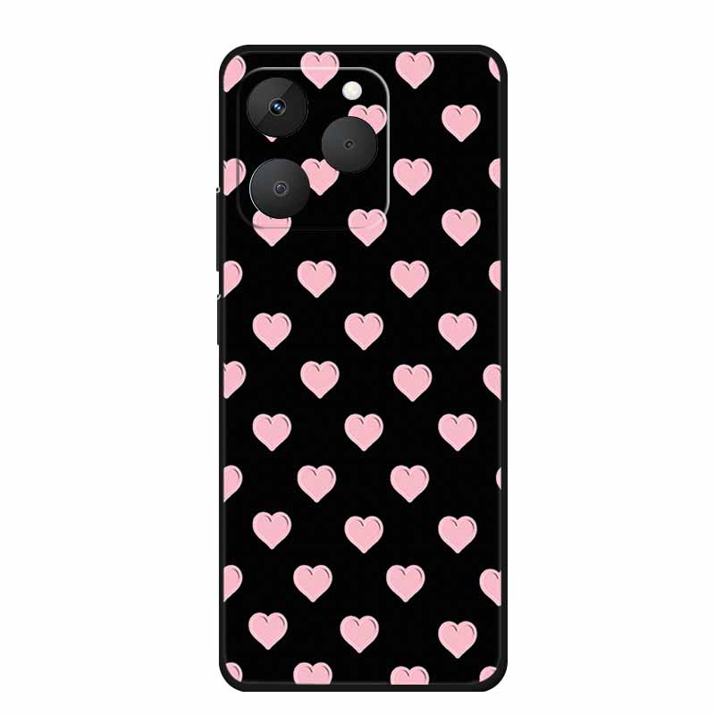 3D Тисненый Чехол Для Телефона Realme Note 70T 70 T Чехол Цветы Силиконовый Мягкий Задний Чехол Для Realme Note 70 Narzo 80 lite Чехол