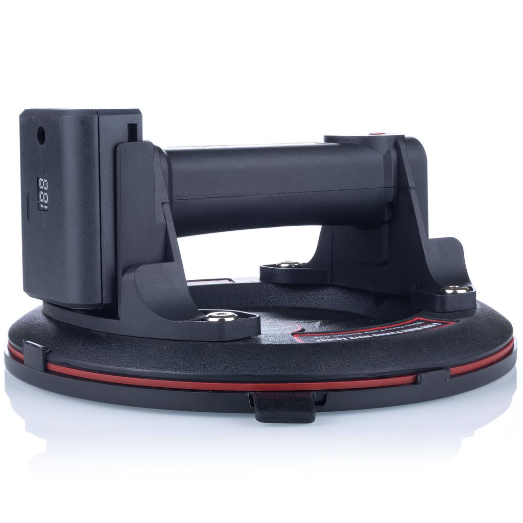 Rechargeable vacuum plate transfer cup with digital display