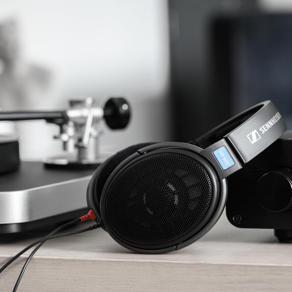 Sennheiser HD 600 Проводные наушники динамические проводные наушники с широкой звуковой сценой и высоким идеальны для музыки с металлической сеткой черные –