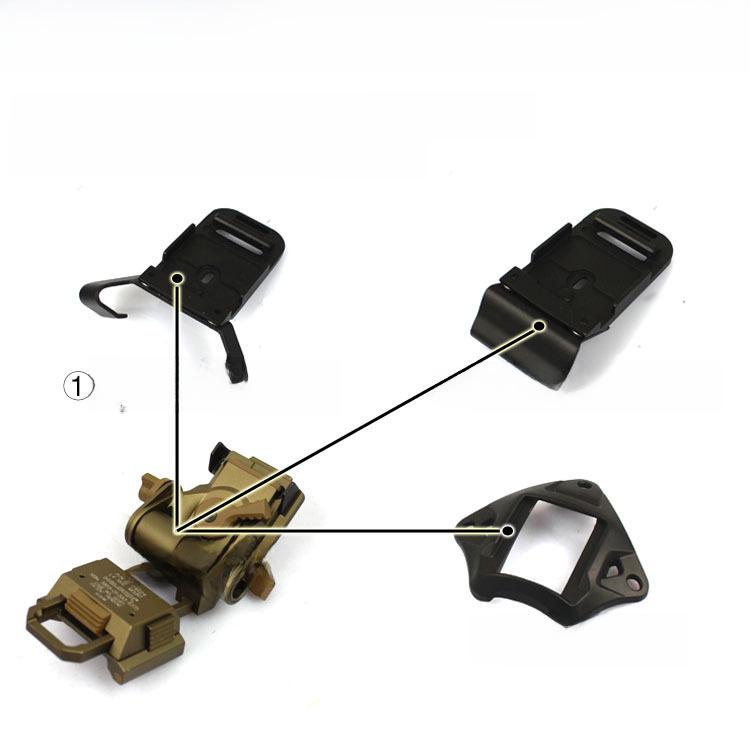 Самосвал из алюминиевого сплава с ЧПУ L4g24 с тактическим шлемом ночного видения PVS15/18