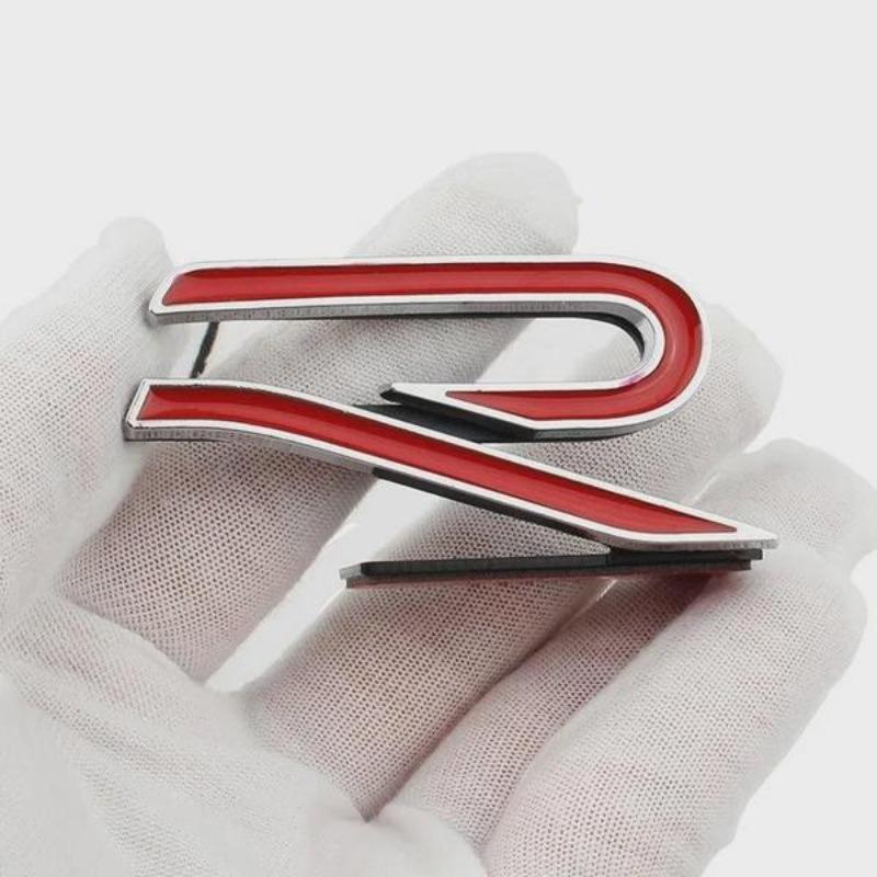 НОВЫЙ большой размер 3D металлический автомобиль R логотип багажник решетка эмблема значок наклейки наклейка для Golf 5 6 7 8 R LINE Tiguan