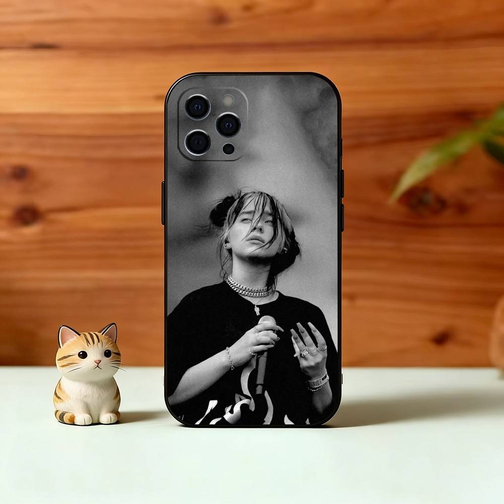 H-Счастливее, чем когда-либо, Чехол для телефона для iPhone 17,16,15,14,13,12,11 Plus,Pro Max,XS,Мягкий Силиконовый Черный Чехол