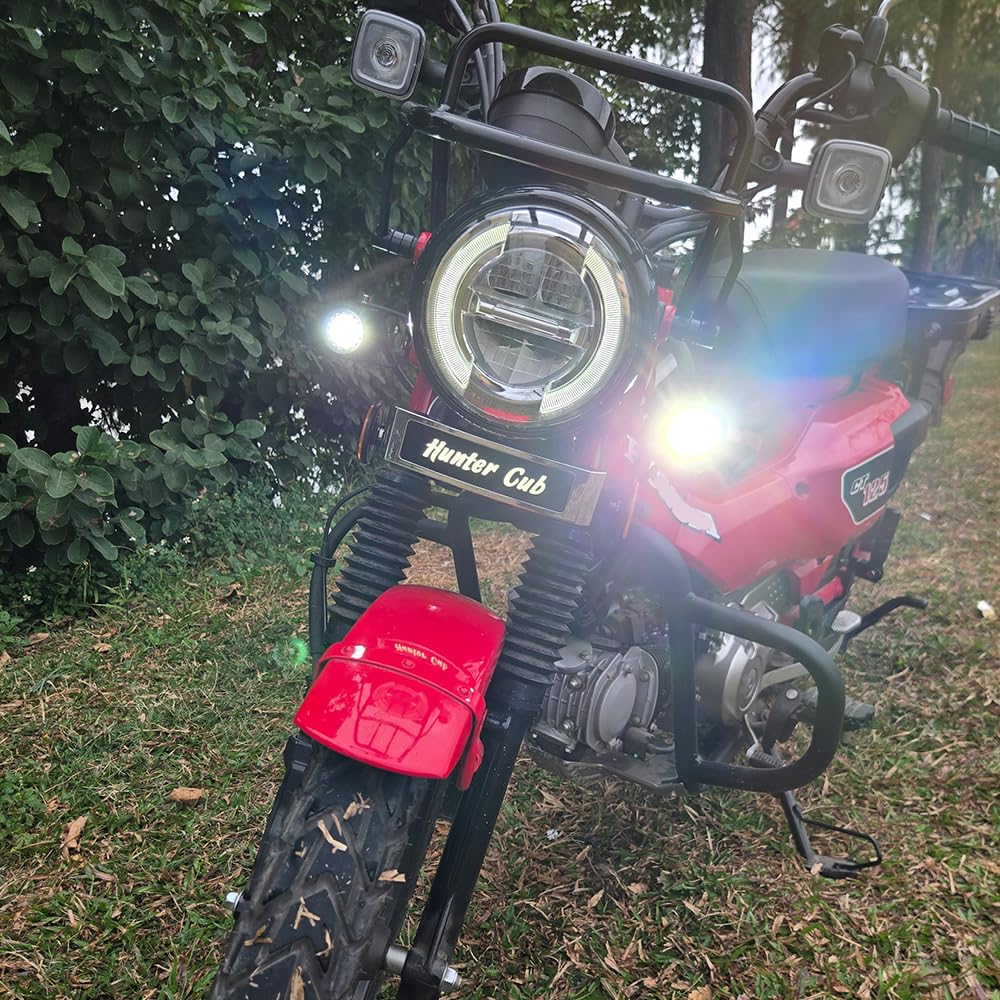 Hunter Cub LOGO LED Emblem Light for Honda CT125, Hunter Cub JA55, and JA65