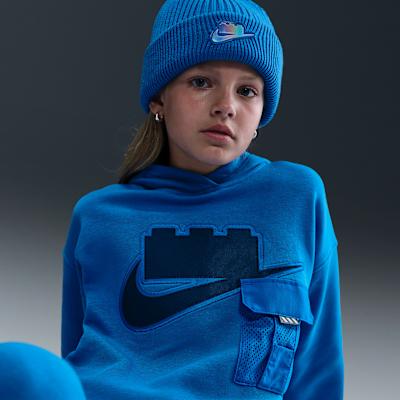 Nike x LEGO Sweatshirt Collection Oversize Brand Logo Fleece Lined Hoo