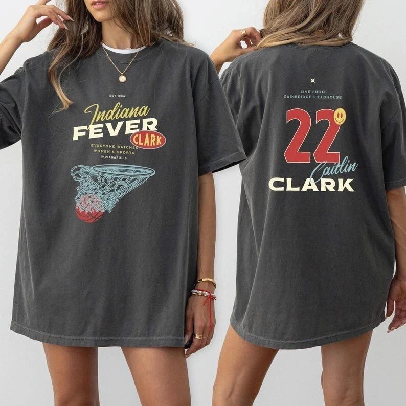 Футболка унисекс Caitlin Clark Indiana Fever Hoops Comfort Colors