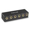 Cubilux Earphone 1 Input 5 Output Mm Multiple Studio Headphone Electronic Instrument Signal Splitter 5-way 6.35mm Splitter, 6.35 Multi-audio Splitter,
