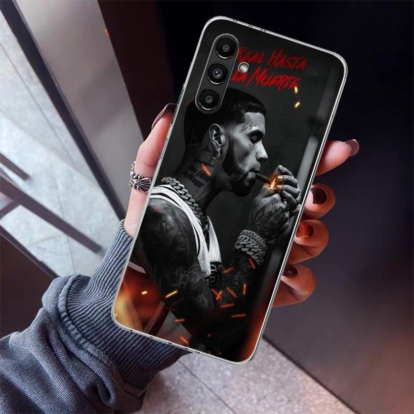 Anuel AA Real H-Hasta La M-Muerte Phone Case For Samsung Galaxy A17 A16 A15 A14 A13 A57 A56 A55 A54 A53 A37 A36 A35 A34 A33 A26