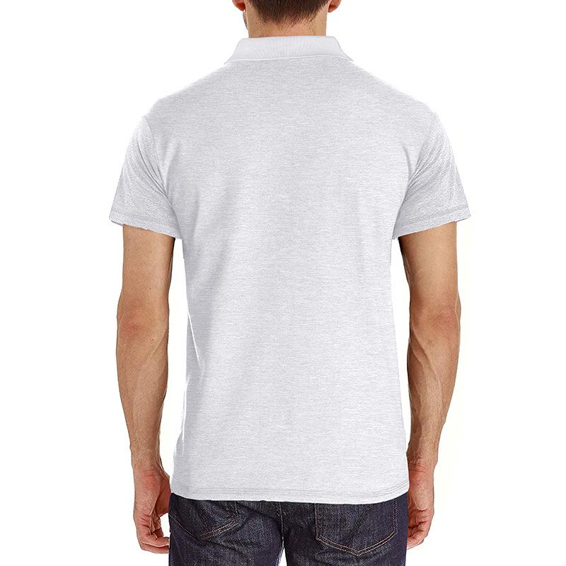 Мужская футболка-поло с коротким рукавом на лето 2024 года с отложным воротником