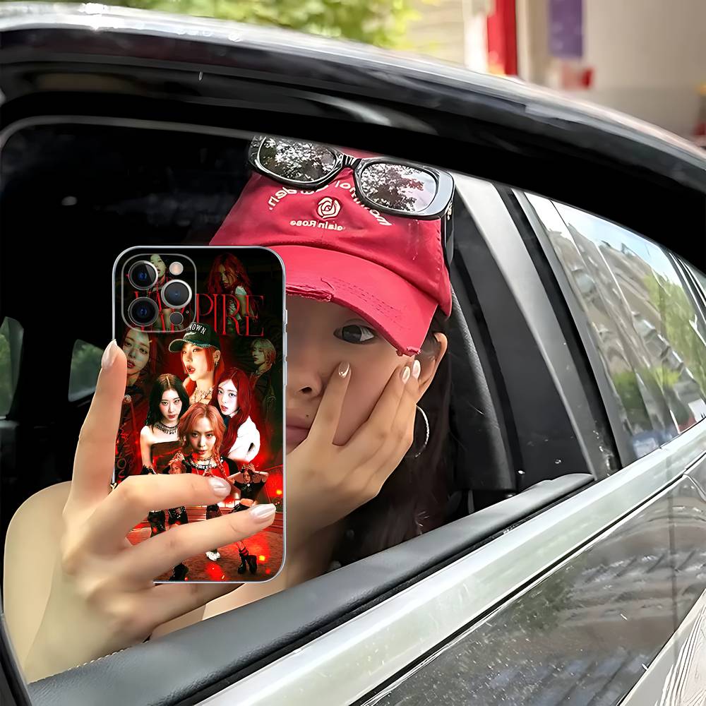 Чехол Singer Idol I-ITZY для iPhone 17 16 15 14 13 12 11 Pro Max Plus Mini Funda Для Прозрачного Чехла
