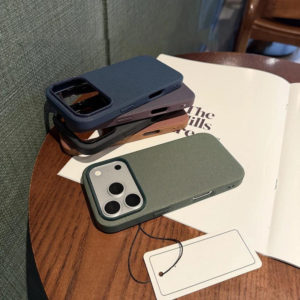 Премиальный тканевый чехол Tech Woven для iPhone 17 Pro Max, совместимый с MagSafe, магнитная зарядка, мягкая, прочная, противоударная крышка