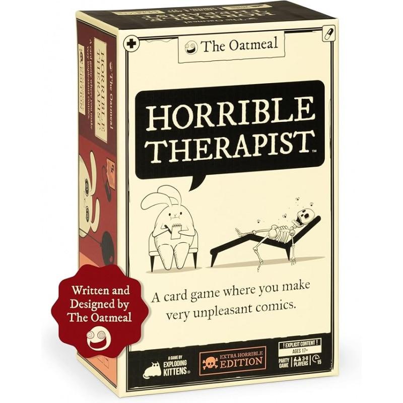 Horror Card Game - Comic Building Card Game, 3-8 Players, Perfect for Parties and Family Game Nights, Adult Card Game