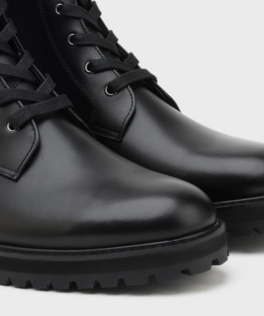 Firenze Atelier [Vibram] Hidden Zipper Round Toe Army Walker 9300 [Fg Black]